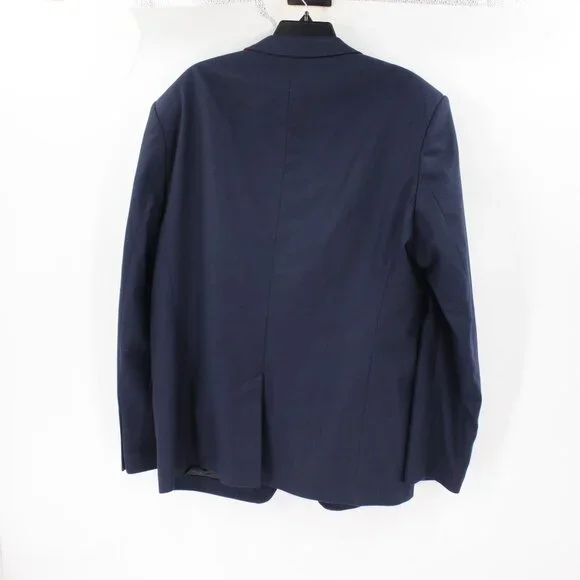 Hugo boss Sport Coat men's 46R Madron Virgin Wool Cashmere leather lapel trim - Picture 5 of 14